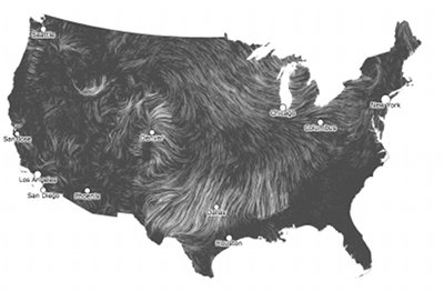US wind map